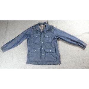 Rappers Denim Jacket Womens Medium 4 Button Pocket 70's USA